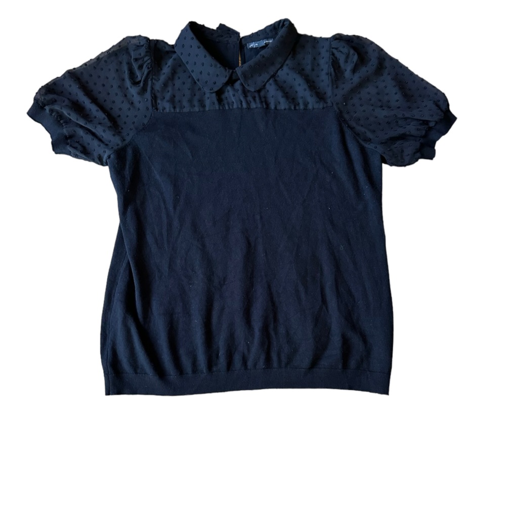 XL black blouse